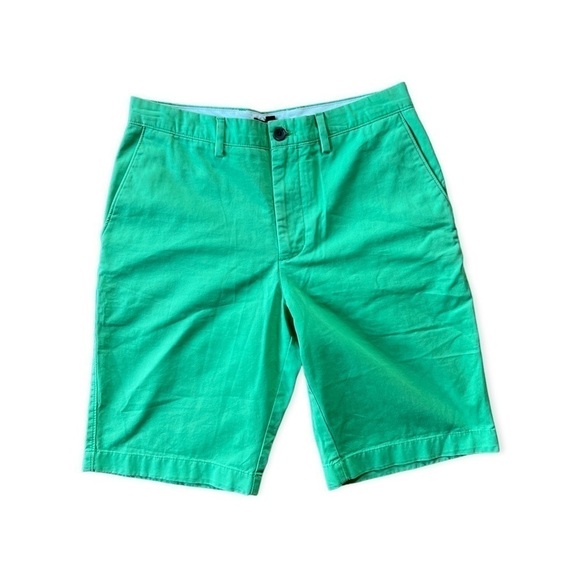Banana Republic Men’s Tennis Green Classic Chino Shorts, Size 30 - Picture 1 of 7